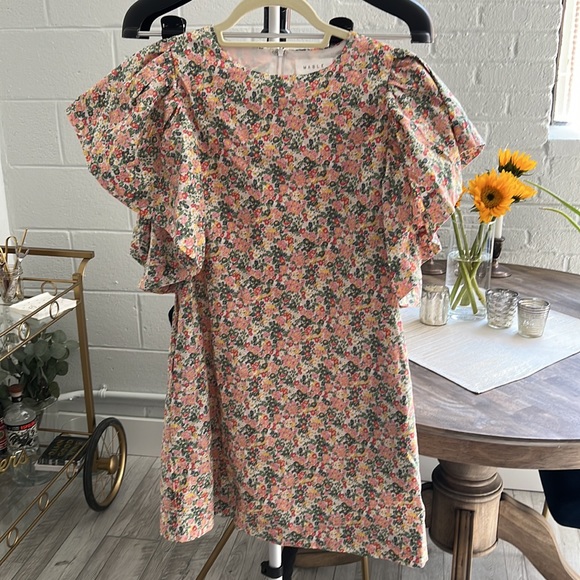 Pulling Heartstrings Pink Floral Print Dress - Picture 10 of 11